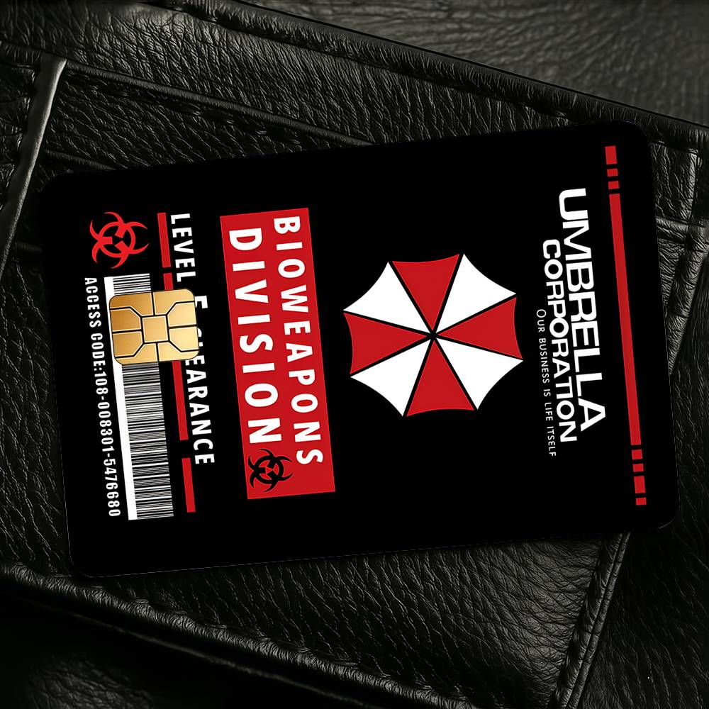 Board Game Resident Evil - Pegatinas para Tarjetas de Crédito de
