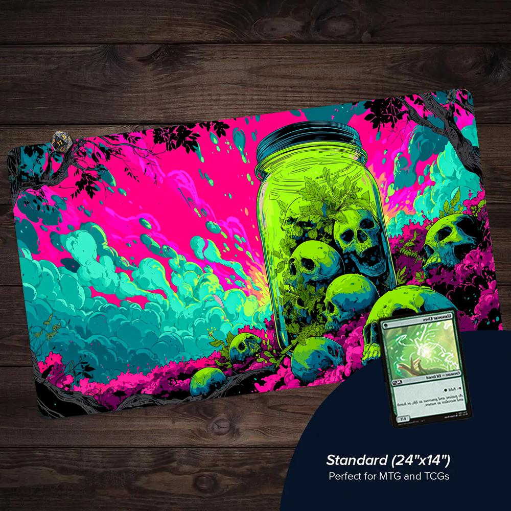 Play Mat Neoprene - Tapete de Juego TCG Neon Jungle