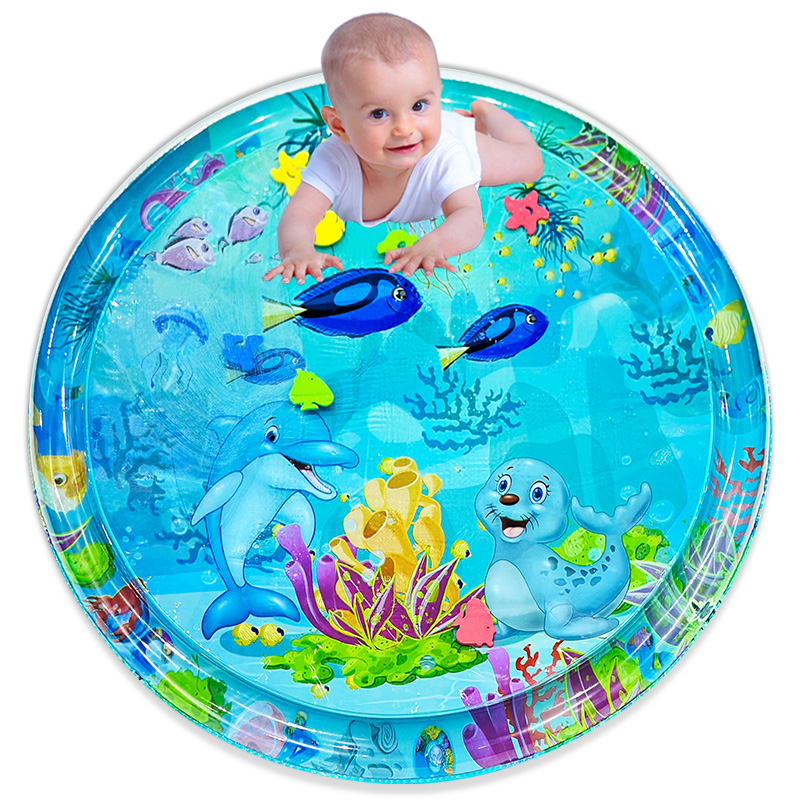Play Mat Neoprene - Alfombra de agua grande para jugar
