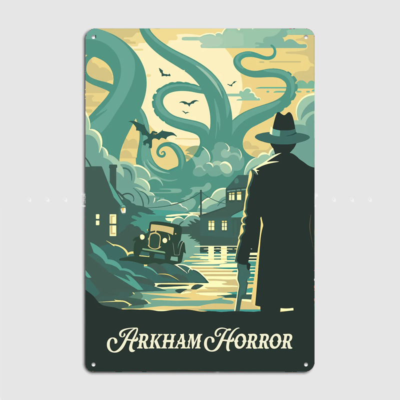 Póster inspirado en el juego d - Board Game Horror reseña y precio