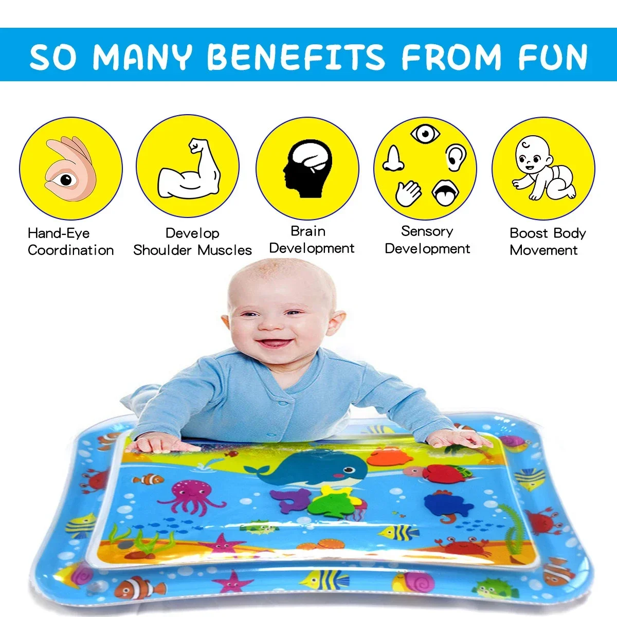 Estera de agua inflable de ver - Play Mat Neoprene reseña y precio