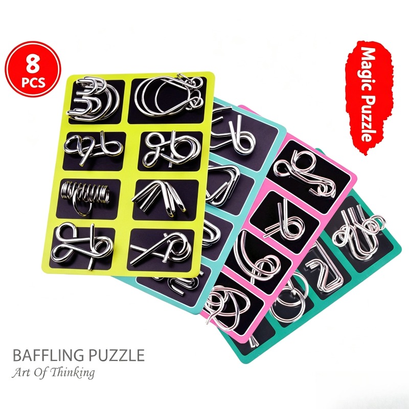 Juego de 8 Rompecabezas Metáli - Board Game Enthusiast reseña y precio