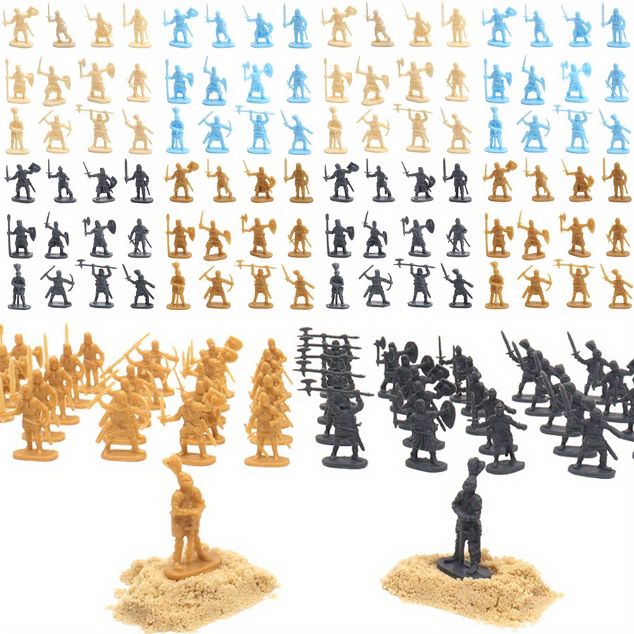 24 figuras de soldados medieva - Board Game War reseña y precio