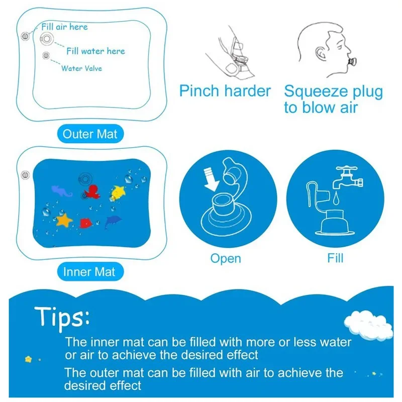 Colchoneta inflable de PVC par - Play Mat Neoprene reseña y precio
