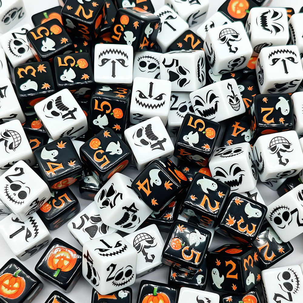 100 Piezas de Dados Acrílicos  - Board Game Horror reseña y precio