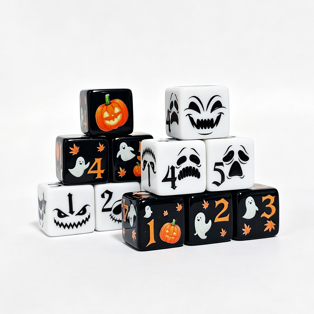 100 Piezas de Dados Acrílicos  - Board Game Horror reseña y precio
