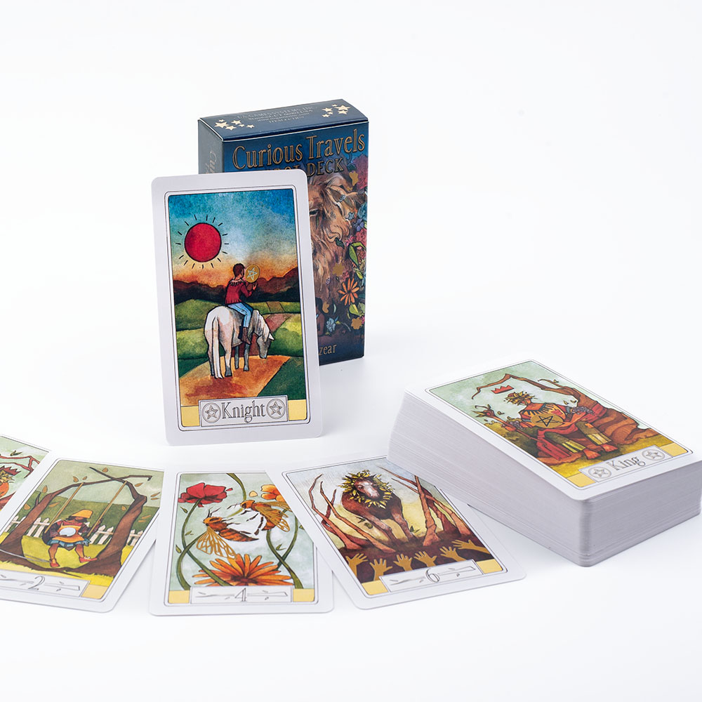 Tarot de viajes curiosidades,  - Board Game Illustrator reseña y precio