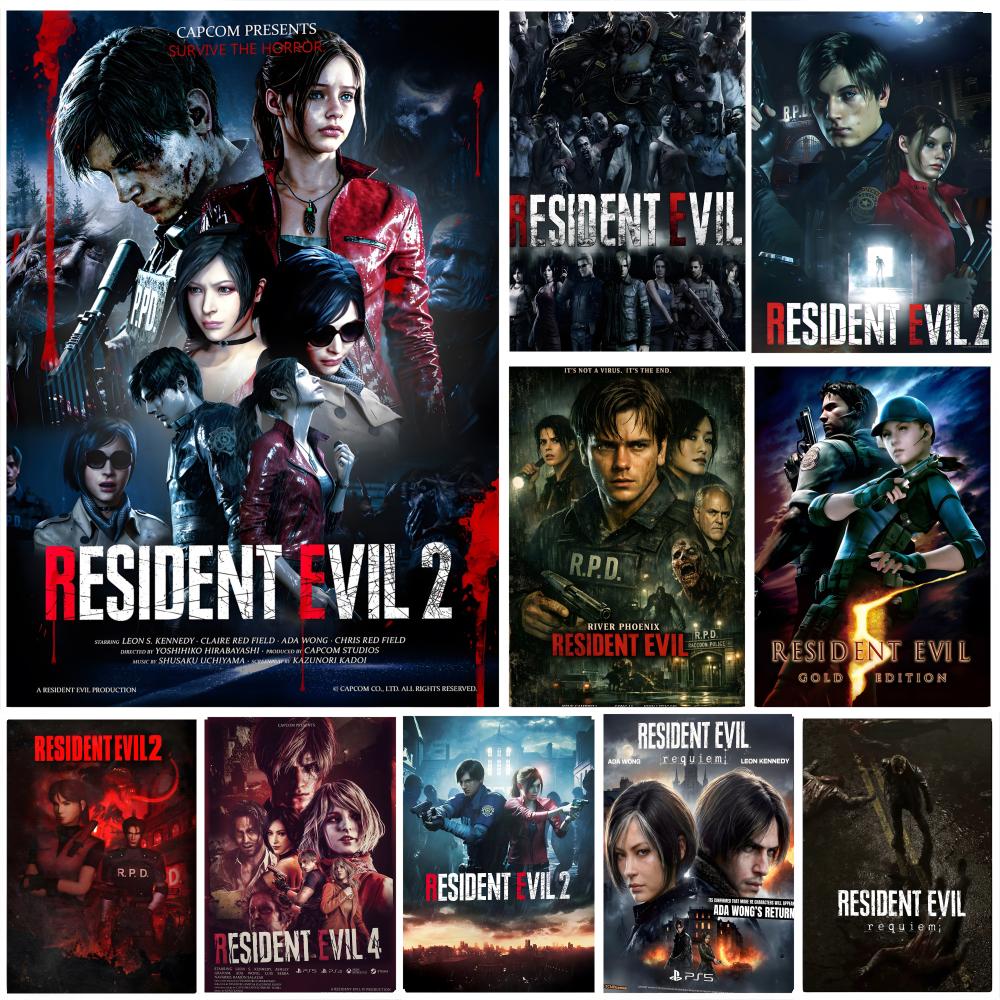 Póster de Videojuego Clásico C - Board Game Resident Evil reseña y precio